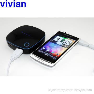 Portable power case with 9000mAh 1A, with 2.1A max handy and endurable